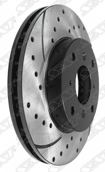 Комплект тормозных дисков SAT (перфорированые, передние, d 260) Honda Prelude 5 BB купе (1996-2001)