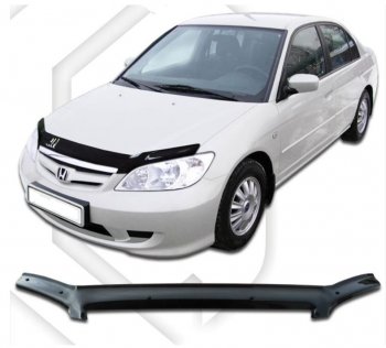 Дефлектор капота SD (ES1) CA-Plastiс Honda Civic  ES (2000-2003) седан дорестайлинг