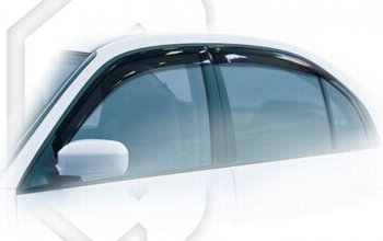 Дефлектора окон SD (EN2, ES9) CA-Plastiс Honda Civic  ES (2000-2003) седан дорестайлинг (Classic полупрозрачный, Без хром.молдинга)