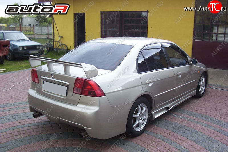 22 899 р. Задний бампер Jaguar Honda Civic ES седан дорестайлинг (2000-2003)  с доставкой в г. Пермь