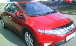 Дефлектор капота NovLine Honda Civic  FK,FN (2005-2011) хэтчбэк 5 дв. дорестайлинг, хэтчбэк 5 дв. рестайлинг