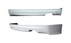 7 299 р. Накладка на задний бампер Mugen-Style Honda Civic FD седан дорестайлинг (2005-2008) (Неокрашенная)  с доставкой в г. Пермь. Увеличить фотографию 2