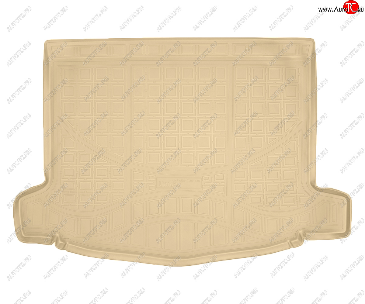 2 199 р. Коврик багажника Norplast Unidec  Honda Civic  FK2 (2011-2016) хэтчбэк 5 дв. (бежевый)  с доставкой в г. Пермь