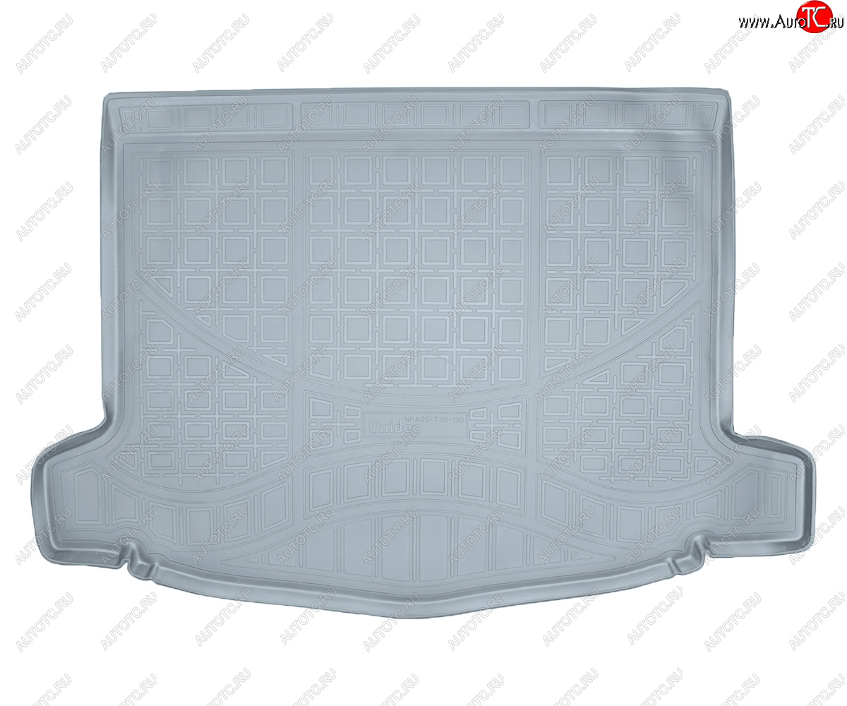 2 199 р. Коврик багажника Norplast Unidec  Honda Civic  FK2 (2011-2016) хэтчбэк 5 дв. (Серый)  с доставкой в г. Пермь