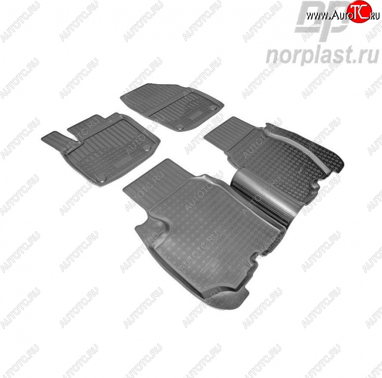 2 589 р. Комплект салонных ковриков 5-дв. Norplast  Honda Civic  FK2 (2011-2016) хэтчбэк 5 дв.  с доставкой в г. Пермь