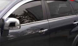 Дефлекторы окон (ветровики) Novline 4 шт Honda CR-V  RE1,RE2,RE3,RE4,RE5,RE7 (2007-2010) дорестайлинг