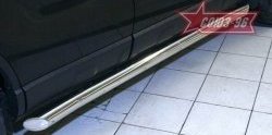 Защита порогов Souz-96 (d76) Honda CR-V  RE1,RE2,RE3,RE4,RE5,RE7 (2007-2012) дорестайлинг, рестайлинг