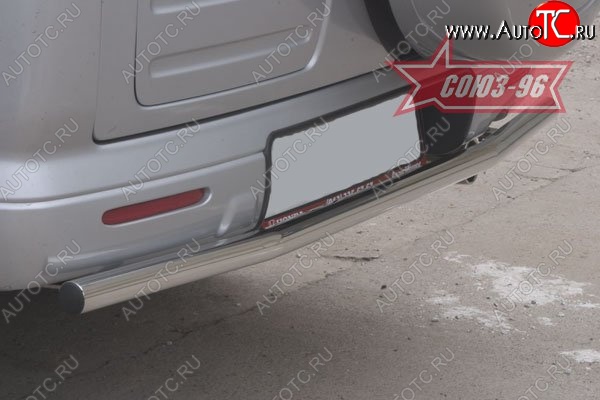 7 289 р. Защита заднего бампера Souz-96 (d42) Honda CR-V RE1,RE2,RE3,RE4,RE5,RE7 дорестайлинг (2007-2010)  с доставкой в г. Пермь