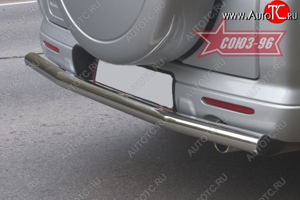 7 964 р. Защита заднего бампера Souz-96 (d60)  Honda CR-V  RE1,RE2,RE3,RE4,RE5,RE7 (2007-2010) дорестайлинг  с доставкой в г. Пермь