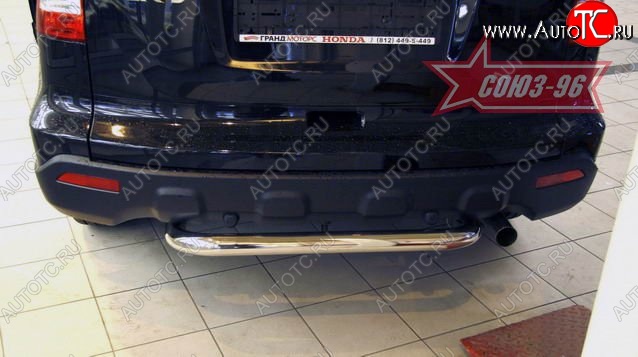 14 649 р. Защита заднего бампера Souz-96 (d60) Honda CR-V RE1,RE2,RE3,RE4,RE5,RE7 рестайлинг (2009-2012)  с доставкой в г. Пермь