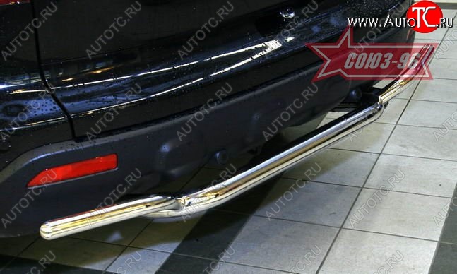 11 249 р. Защита заднего бампера Souz-96 (d60/42) Honda CR-V RE1,RE2,RE3,RE4,RE5,RE7 рестайлинг (2009-2012)  с доставкой в г. Пермь