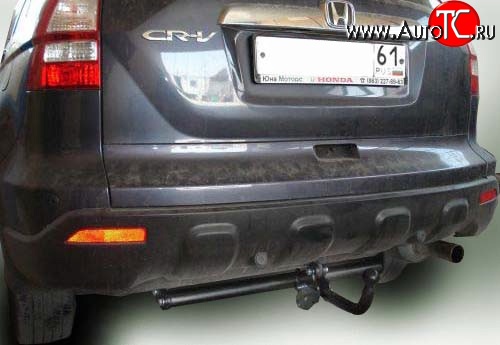 7 699 р. Фаркоп Лидер Плюс  Honda CR-V  RE1,RE2,RE3,RE4,RE5,RE7 (2007-2010) дорестайлинг (Без электропакета)  с доставкой в г. Пермь