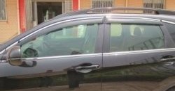 5 349 р. Комплект дефлекторов окон СТ Honda CR-V RM1,RM3,RM4 дорестайлинг (2012-2015)  с доставкой в г. Пермь. Увеличить фотографию 2