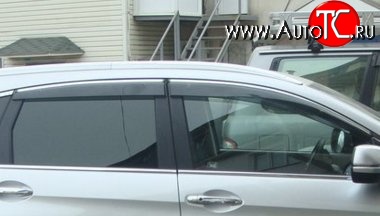 999 р. Комплект дефлекторов окон (ветровиков) 4 шт. Russtal Honda CR-V RM1,RM3,RM4 дорестайлинг (2012-2015)  с доставкой в г. Пермь