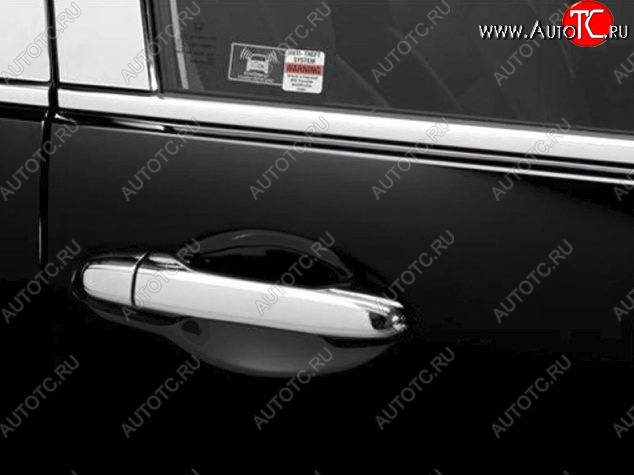 2 149 р. Накладки на внешние ручки дверей СТ Honda CR-V RM1,RM3,RM4 дорестайлинг (2012-2015) (Неокрашенные)  с доставкой в г. Пермь