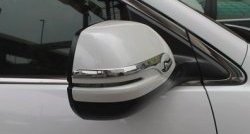 1 799 р. Накладки на зеркала СТ Honda CR-V RM1,RM3,RM4 дорестайлинг (2012-2015) (Неокрашенные)  с доставкой в г. Пермь. Увеличить фотографию 2
