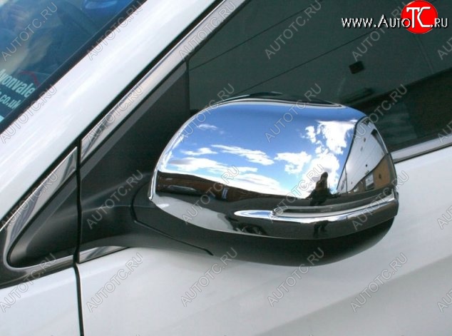4 199 р. Накладки на зеркала СТ Honda CR-V RM1,RM3,RM4 дорестайлинг (2012-2015) (Неокрашенные)  с доставкой в г. Пермь