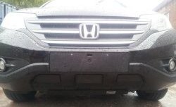 2 249 р. Сетка на бампер (2.4) Russtal (черная) Honda CR-V RM1,RM3,RM4 дорестайлинг (2012-2015)  с доставкой в г. Пермь. Увеличить фотографию 6