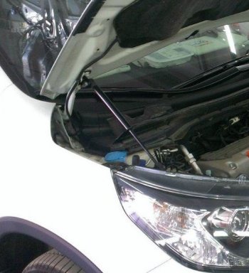 4 199 р. Упоры капота Pomogator Honda CR-V RM1,RM3,RM4 дорестайлинг (2012-2015)  с доставкой в г. Пермь. Увеличить фотографию 3