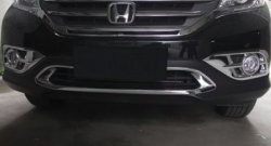 8 049 р. Накладка на передний воздуховод СТ Honda CR-V RM1,RM3,RM4 дорестайлинг (2012-2015)  с доставкой в г. Пермь. Увеличить фотографию 2