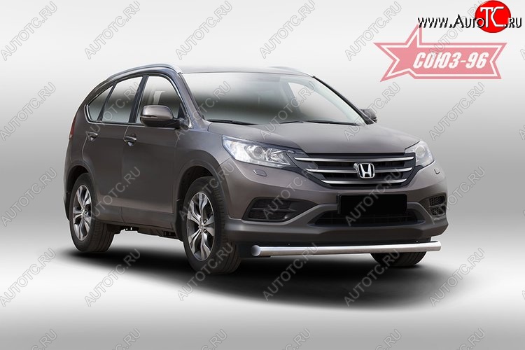 13 904 р. Защита переднего бампера одинарная Souz-96 (d76).  Honda CR-V  RM1,RM3,RM4 (2012-2015) дорестайлинг  с доставкой в г. Пермь