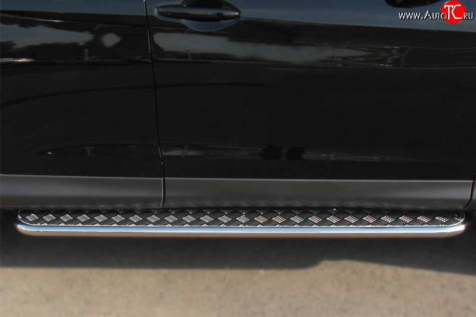 24 649 р. Широкая защита порогов SLITKOFF  Honda CR-V  RM1,RM3,RM4 (2012-2015) дорестайлинг  с доставкой в г. Пермь