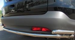 18 299 р. Защита заднего бампера (Ø42 мм с уголками, нержавейка) SLITKOFF Honda CR-V RM1,RM3,RM4 дорестайлинг (2012-2015)  с доставкой в г. Пермь. Увеличить фотографию 3