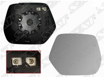 Правое полотно зеркала SAT (асферическое с обогревом) Honda CR-V RM1,RM3,RM4 дорестайлинг (2012-2015)