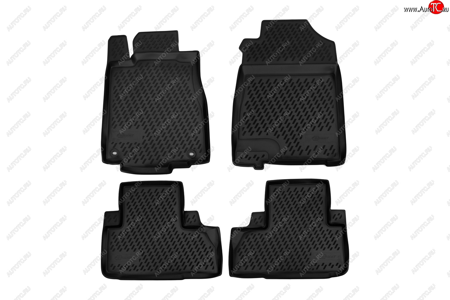 3 999 р. Комплект ковриков в салон с повышенной износостойкостью Format Honda CR-V RM1,RM3,RM4 рестайлинг (2014-2018)  с доставкой в г. Пермь