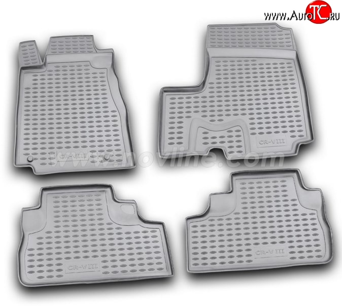 4 089 р. Комплект ковриков в салон Element 4 шт. (полиуретан)  Honda CR-V  RM1,RM3,RM4 (2012-2015) дорестайлинг  с доставкой в г. Пермь