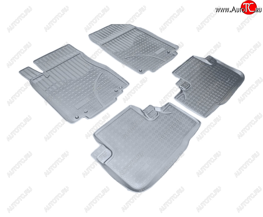 3 299 р. Коврики салона Norplast Unidec  Honda CR-V  RM1,RM3,RM4 (2012-2018) дорестайлинг, рестайлинг (Цвет: серый)  с доставкой в г. Пермь