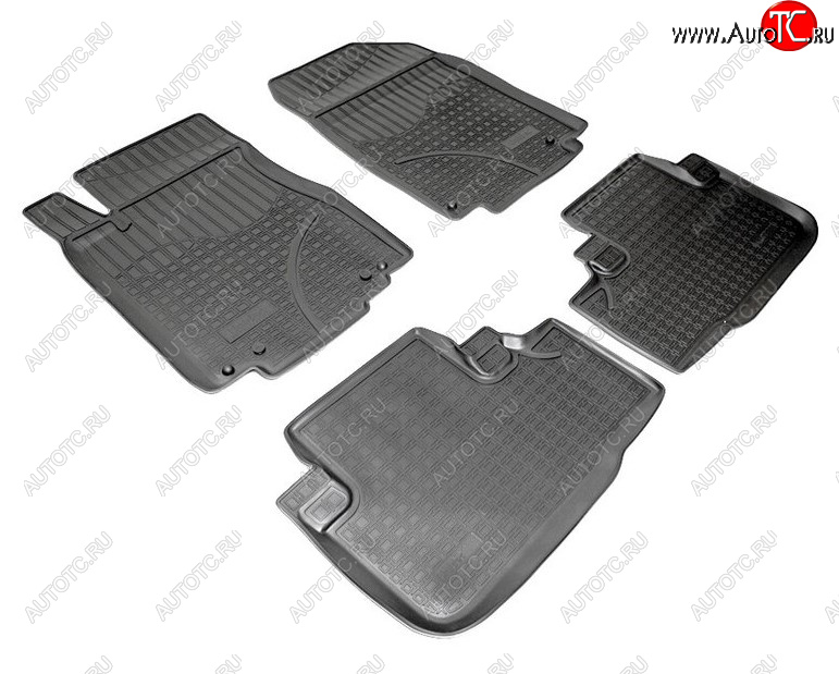 2 589 р. Комплект салонных ковриков Norplast Unidec  Honda CR-V  RM1,RM3,RM4 (2012-2015) дорестайлинг (Цвет: черный)  с доставкой в г. Пермь