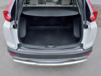 Накладка на задний бампер Russtal (лист) Honda CR-V RW,RT дорестайлинг (2016-2020)