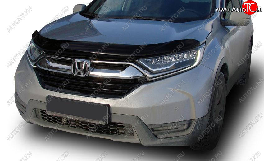 4 599 р. Дефлектор капота SIM Honda CR-V RW,RT дорестайлинг (2016-2020)  с доставкой в г. Пермь