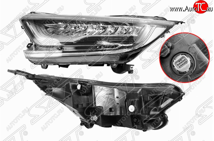 14 449 р. Левая передняя фара SAT (диодная, с электрокорректором) Honda CR-V RW,RT дорестайлинг (2016-2020)  с доставкой в г. Пермь