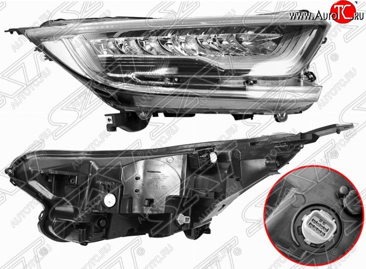 12 999 р. Правая передняя фара SAT (диодная, с электрокорректором) Honda CR-V RW,RT дорестайлинг (2016-2020)  с доставкой в г. Пермь