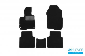 Коврики в салон Klever Premium (текстиль) Honda CR-V RW,RT дорестайлинг (2016-2020) (Черный)