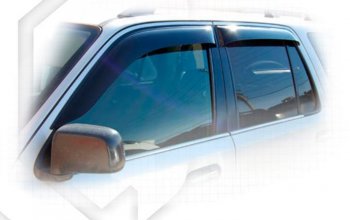 2 159 р. Дефлектора окон CA-Plastiс  Honda CR-V  RD1,RD2,RD3 (1995-2001)  дорестайлинг, рестайлинг (Classic полупрозрачный, Без хром.молдинга)  с доставкой в г. Пермь. Увеличить фотографию 2
