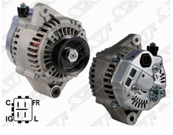 Генератор SAT (12V/95A) Honda CR-V RD4,RD5,RD6,RD7,RD9  дорестайлинг (2001-2004)