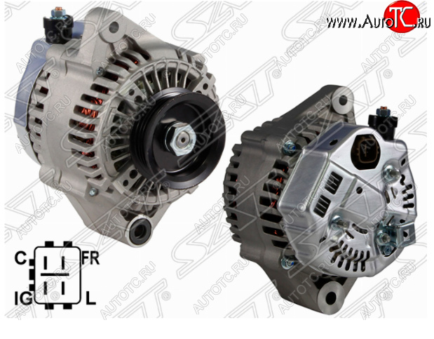 10 899 р. Генератор SAT (12V/95A) Honda CR-V RD4,RD5,RD6,RD7,RD9  дорестайлинг (2001-2004)  с доставкой в г. Пермь