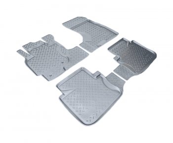 Коврики салона Norplast Unidec (АКПП) Honda CR-V  RD1,RD2,RD3 (1995-2001)  дорестайлинг, рестайлинг (Цвет: серый)