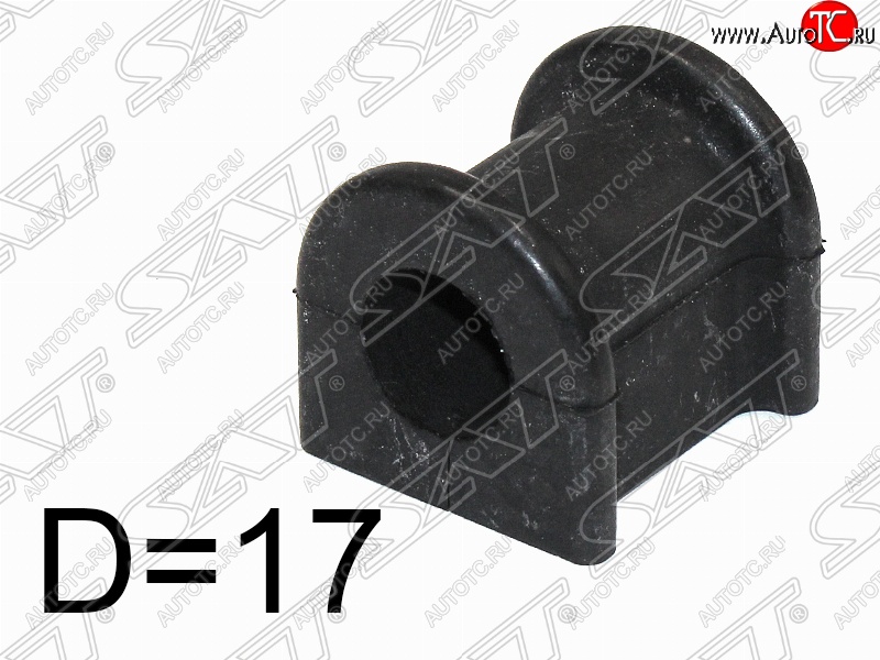 108 р. Резиновая втулка заднего стабилизатора SAT (D=17) Honda CR-V RD1,RD2,RD3 рестайлинг (1999-2001)  с доставкой в г. Пермь