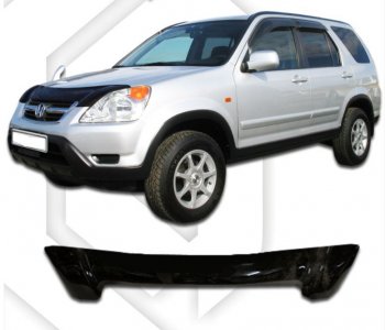 Дефлектор капота CA-Plastic Honda CR-V  RD4,RD5,RD6,RD7,RD9  (2001-2006) дорестайлинг, рестайлинг