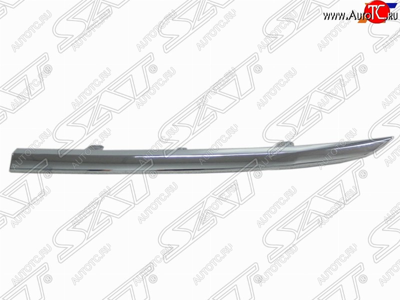 1 299 р. Центральный левый молдинг решетки радиатора SAT  Honda CR-V  RM1,RM3,RM4 (2012-2018) дорестайлинг, рестайлинг (хром)  с доставкой в г. Пермь