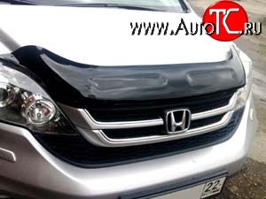 3 299 р. Дефлектор капота NovLine Honda CR-V RE1,RE2,RE3,RE4,RE5,RE7 рестайлинг (2009-2012)  с доставкой в г. Пермь