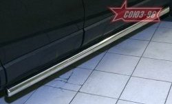 Защита порогов Souz-96 (d60) Honda CR-V  RE1,RE2,RE3,RE4,RE5,RE7 (2009-2012) рестайлинг