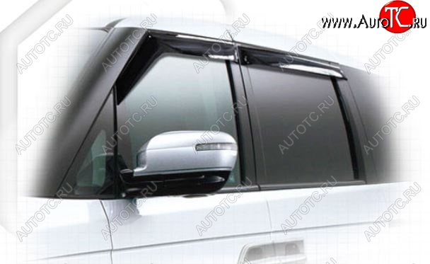 2 079 р. Дефлектора окон CA-Plastic  Honda Elysion  Prestige (2007-2013) RR (Classic полупрозрачный, Без хром.молдинга)  с доставкой в г. Пермь