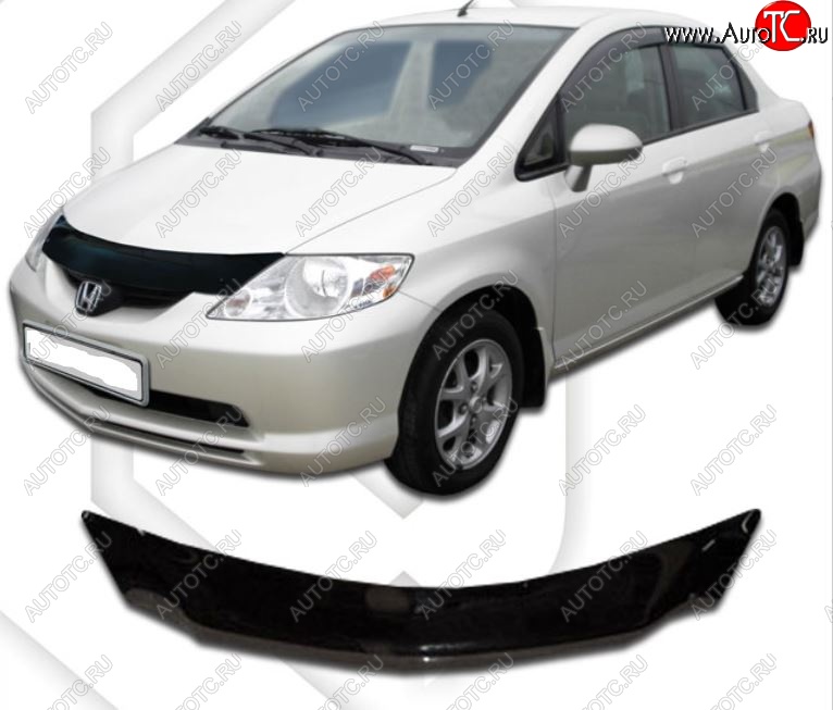1 839 р. Дефлектор капота (D-6;7;8;9) CA-Plastic Honda Fit Aria GD дорестайлинг седан (2002-2005) (Classic черный, Без надписи) с доставкой в г. Пермь Увеличить фотографию 1 1 839 р. Дефлектор капота (D-6;7;8;9) CA-Plastic Honda Fit Aria GD дорестайлинг седан (2002-2005) (Classic черный, Без надписи) с доставкой в г. Пермь