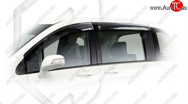 2 079 р. Дефлектора окон (GB3) CA-Plastiс  Honda Freed  GB3,GB4 (2008-2011) минивэн дорестайлинг (Classic полупрозрачный, Без хром.молдинга)  с доставкой в г. Пермь
