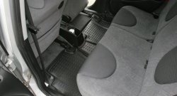 2 599 р. Коврик в багажник Element (полиуретан) Honda Jazz (2001-2008)  с доставкой в г. Пермь. Увеличить фотографию 3